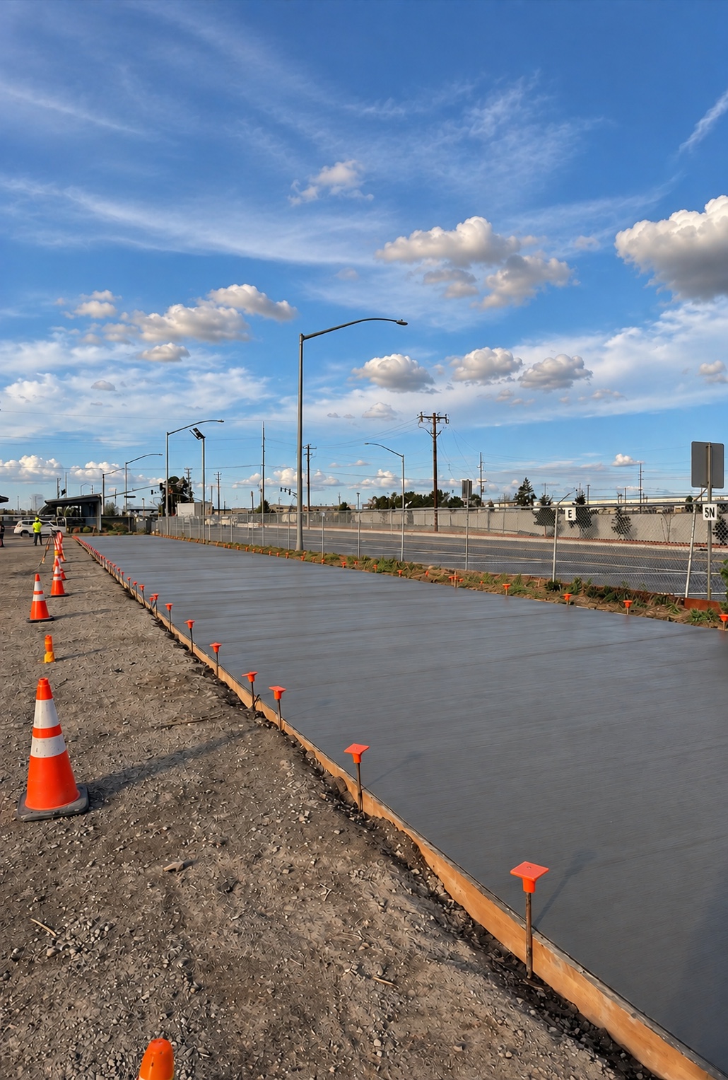 Commercial concrete flatwork